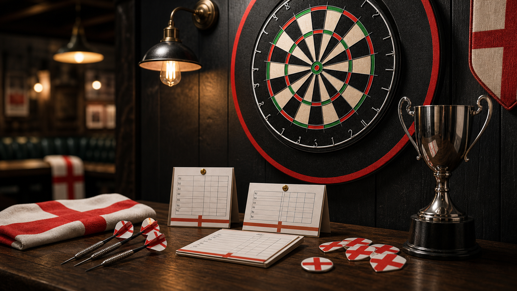 Are most top darts players English featured image with British darts culture concept