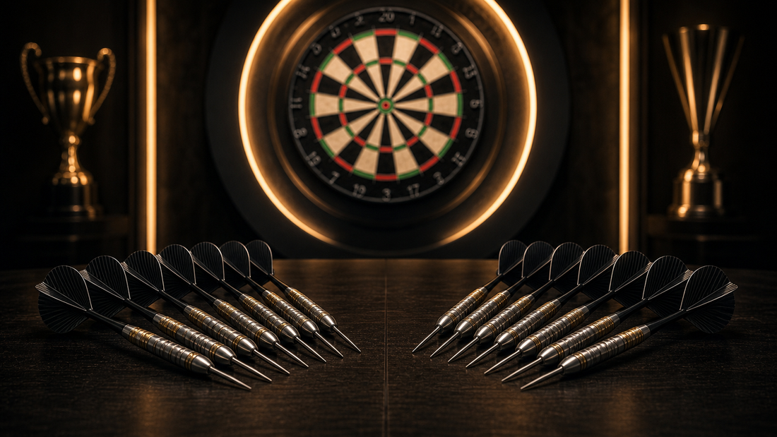 Back to back nine darters featured image with mirrored perfect leg darts