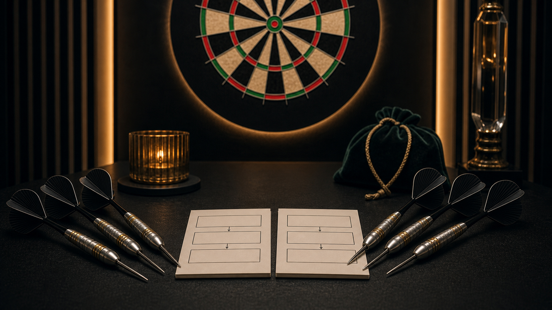 Can you win 301 in six darts featured image with two groups of darts
