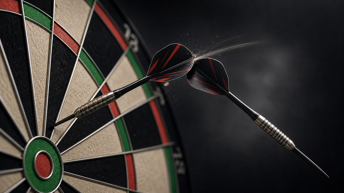 Dart hits another dart featured image with realistic Robin Hood impact