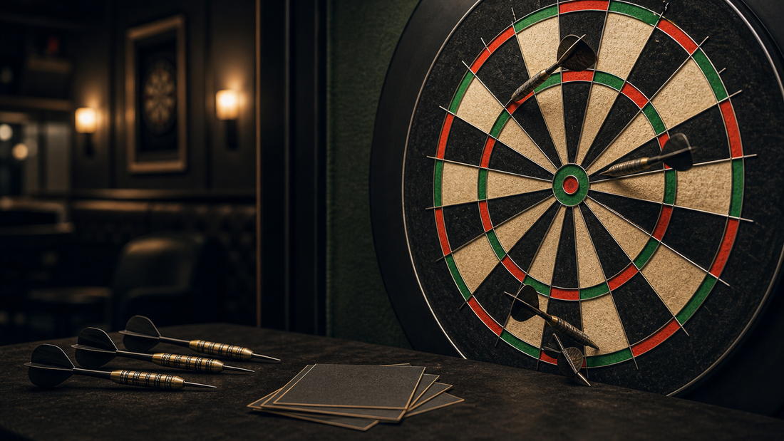 Difficult darts games featured image with challenging dartboard segments