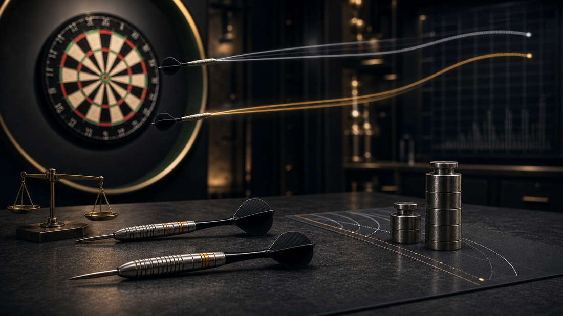 Do heavier darts go straighter featured image with dart trajectory comparison