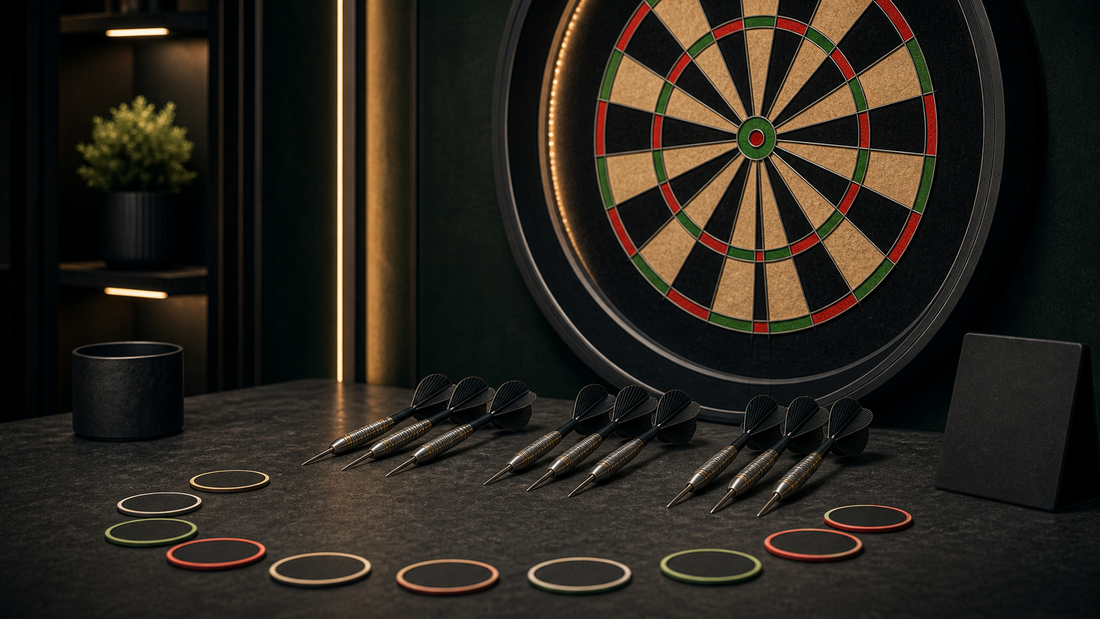 Hit every number three times darts game featured image with repeated dart sets