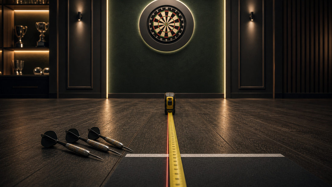 How do you measure the oche for darts featured image with floor tape guide