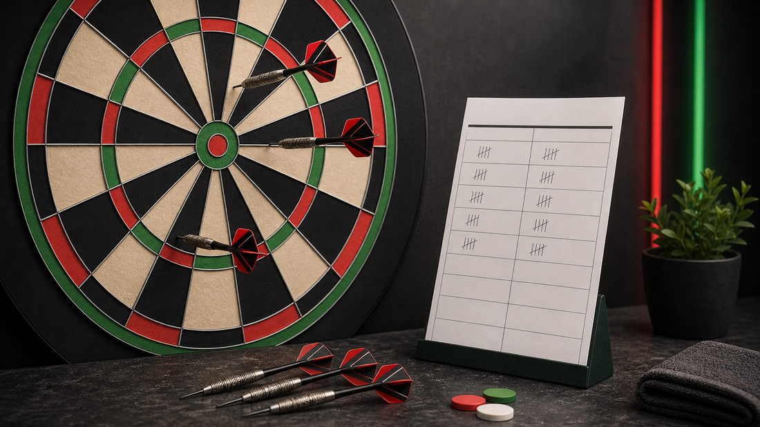 How do you play 21 points in darts featured image with mini game score setup