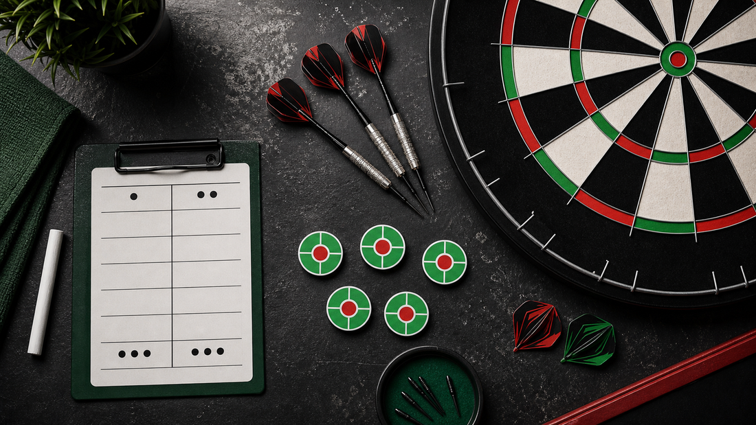How do you play 51 points in darts featured image with flat lay darts mini game