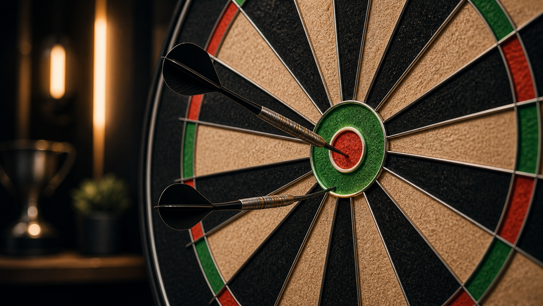 Bullseye points in darts featured image with centre bull dart