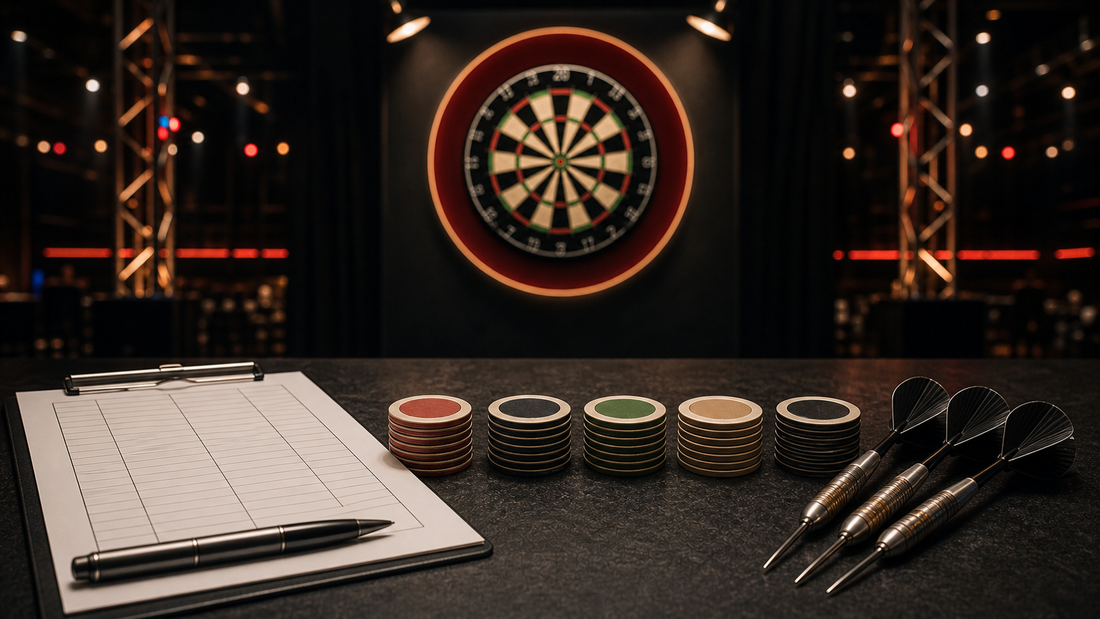 How many sets are in a darts match featured image with match set markers