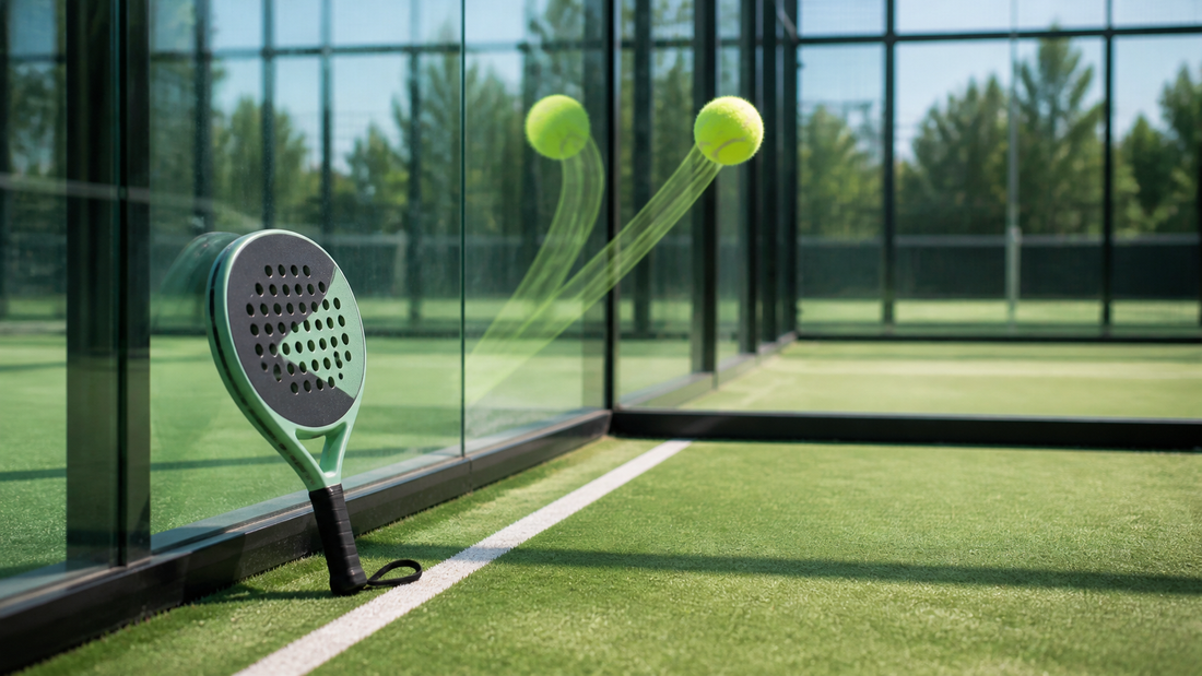 How to use the walls in padel featured image with glass rebound and racket