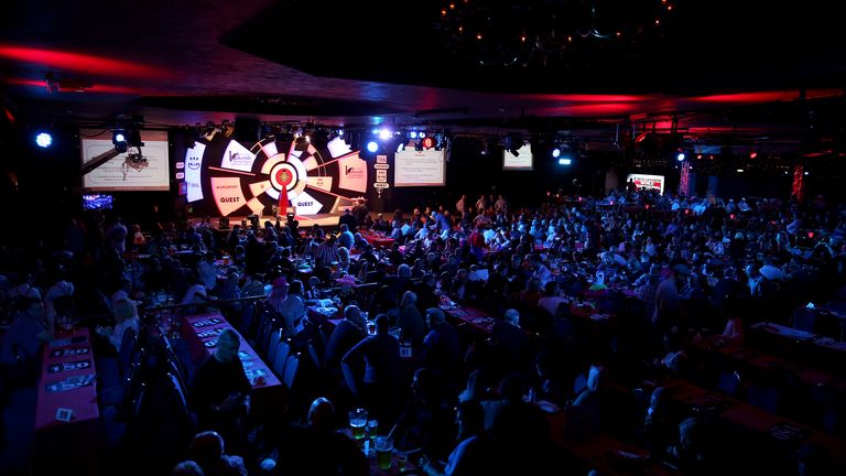 When did darts move from Lakeside?
