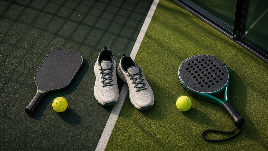 Padel for pickleball players featured image with padel and pickleball kit comparison