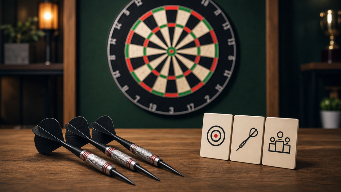 Simple rules of darts featured image with beginner dartboard setup