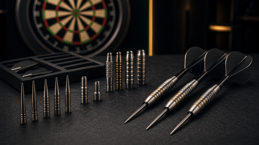 Dart tips called featured image with close up dart points and barrels