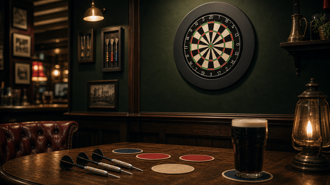 What do the British call darts featured image with British pub darts corner