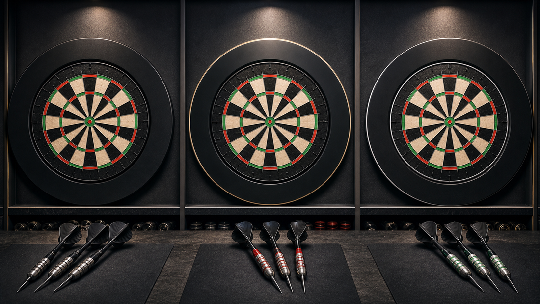 Best dartboard brand featured image with unbranded board comparison