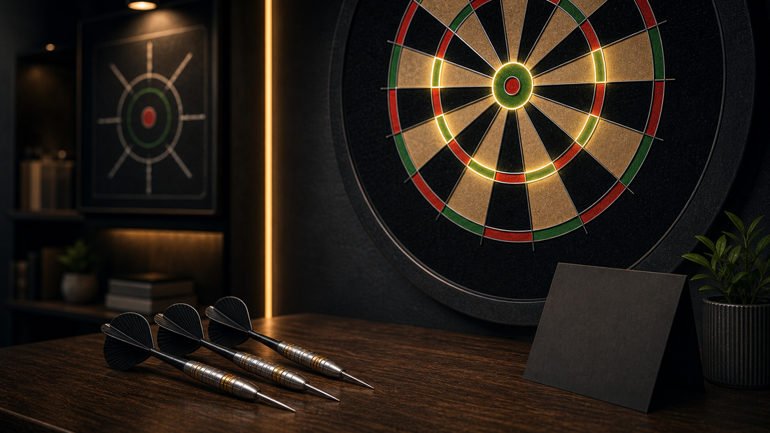 Where should a beginner aim in darts featured image with broad target zones