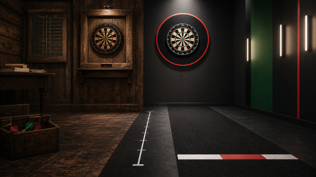Why darts distance is 2.37 metres featured image with oche measurement concept