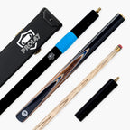 PRO147 Pearl Series Blue Zebra 3/4 Joint Deluxe Cue and Case Set with 9.5mm Professional Red Leather Tip