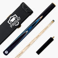 PRO147 Azure Pearl 3/4 Joint Cue and Case Set with 9.5mm Professional Layered Leather Tip