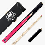 PRO147 Pink Pearl 3/4 Joint Cue and Case Set with 9.5mm Professional Layered Leather Tip