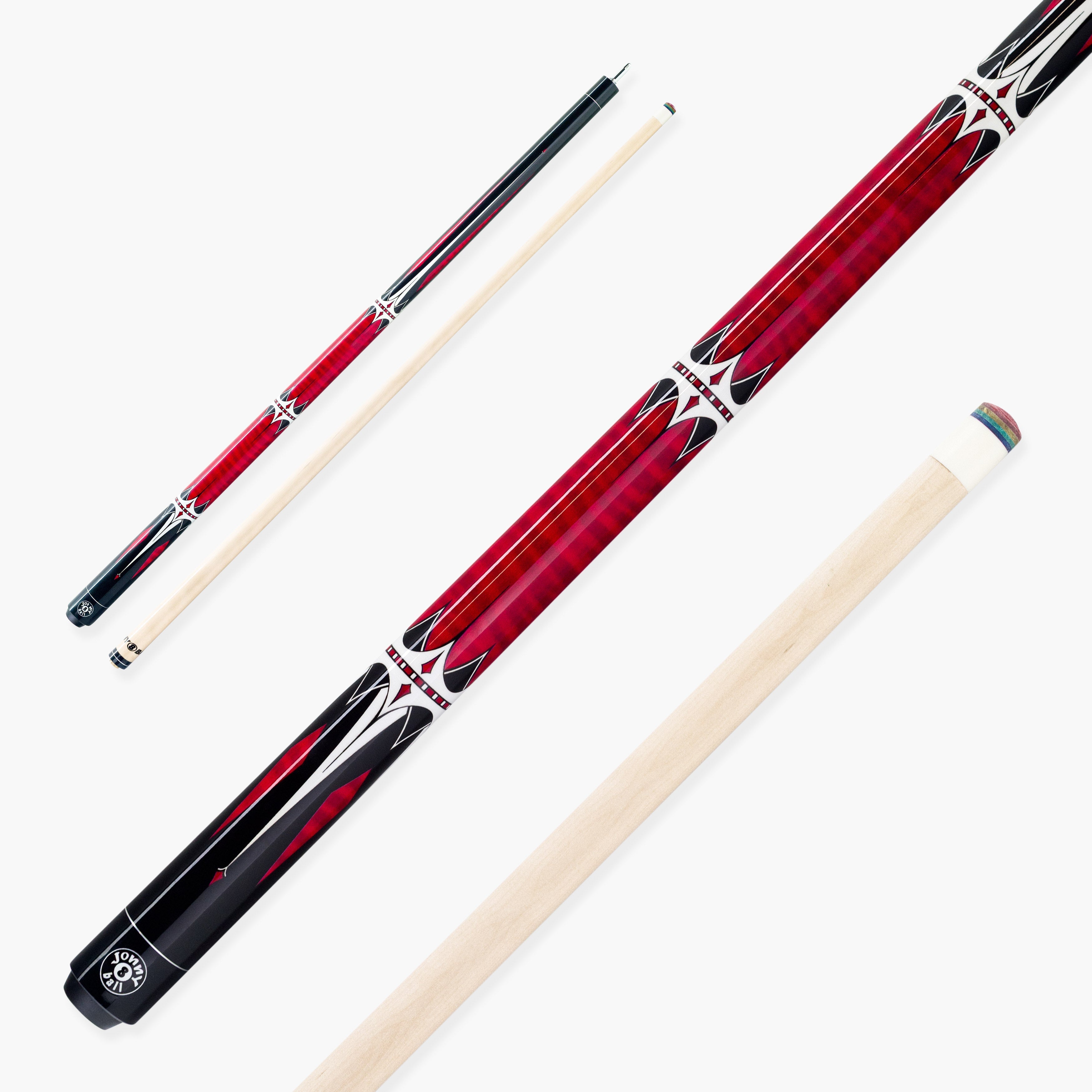 Jonny 8 Ball Harpoon 58-inch American pool cue Cue + Case