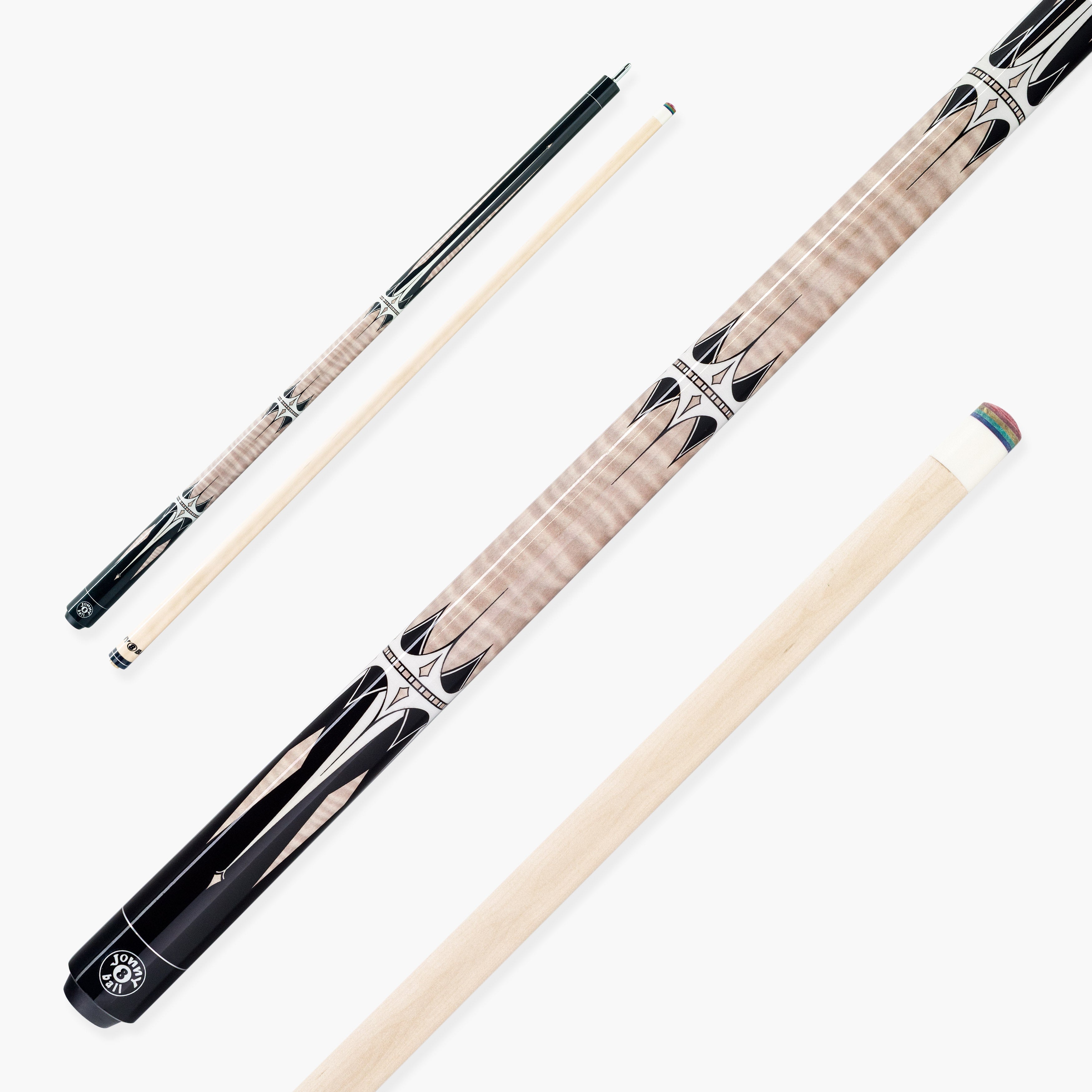 Jonny 8 Ball Harpoon 58-inch American pool cue Cue + Case