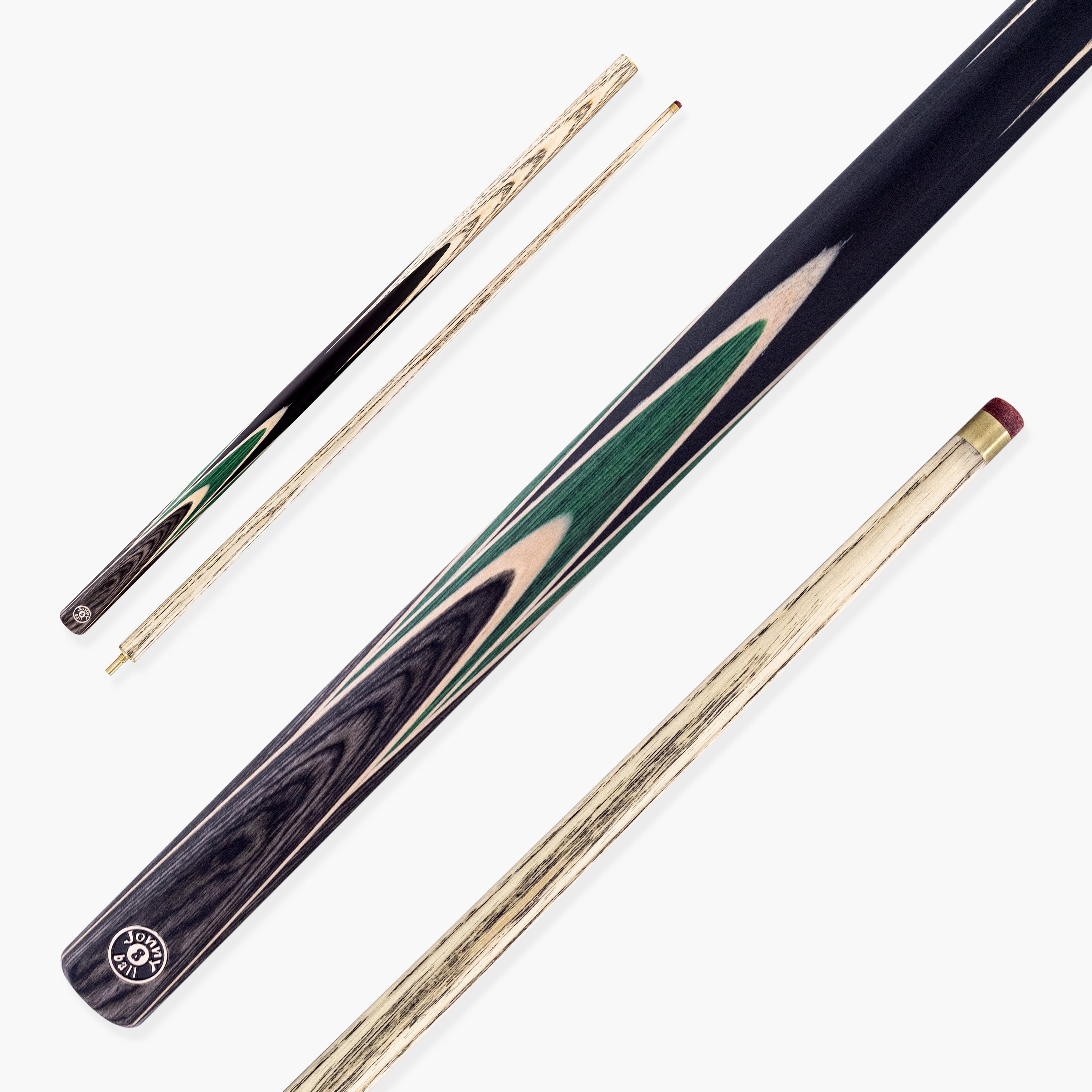 Jonny 8 Ball Vortex 57-inch 2-piece pool cue Cue + Case