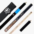 PRO147 Pearl Series Gold Burl 3/4 Joint Deluxe Cue and Case Set with 9.5mm Professional Red Leather Tip
