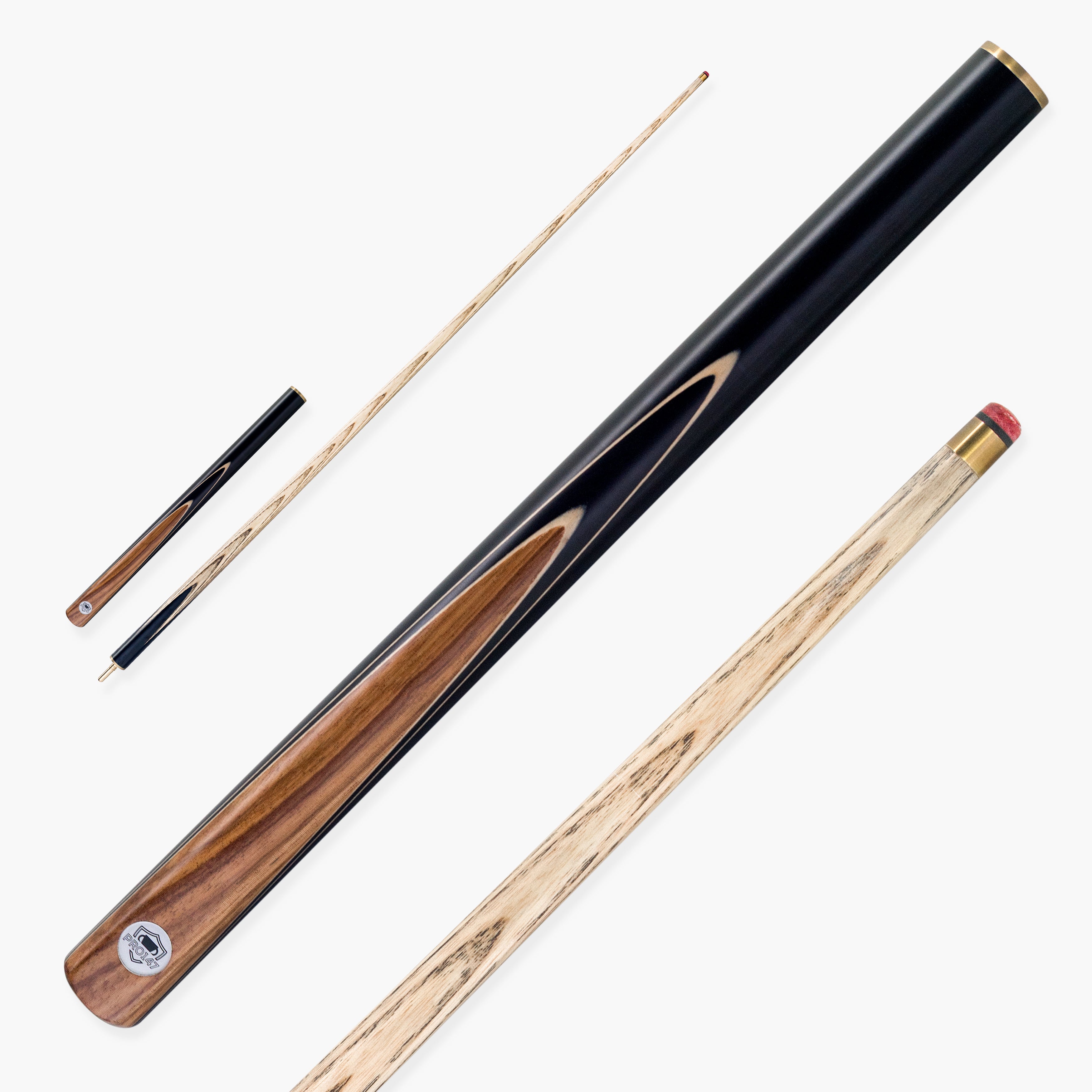 PRO147 Pearl Series Hazel Burl 3/4 Joint Cue with 9.5mm Professional Red Leather Tip