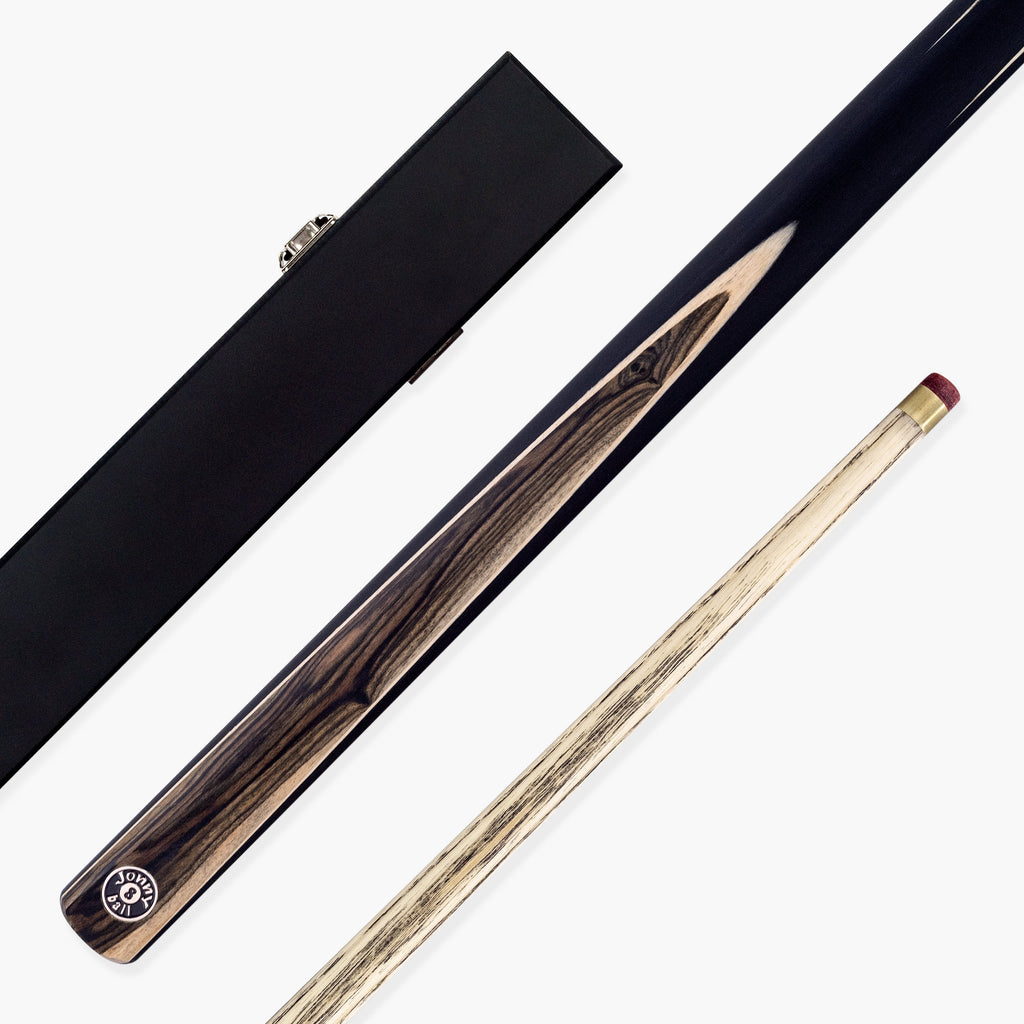 Jonny 8 Ball Sherwood 2 Piece 57 Inch English Pool Cue and Case Set with 8.5mm Red Layered Tip