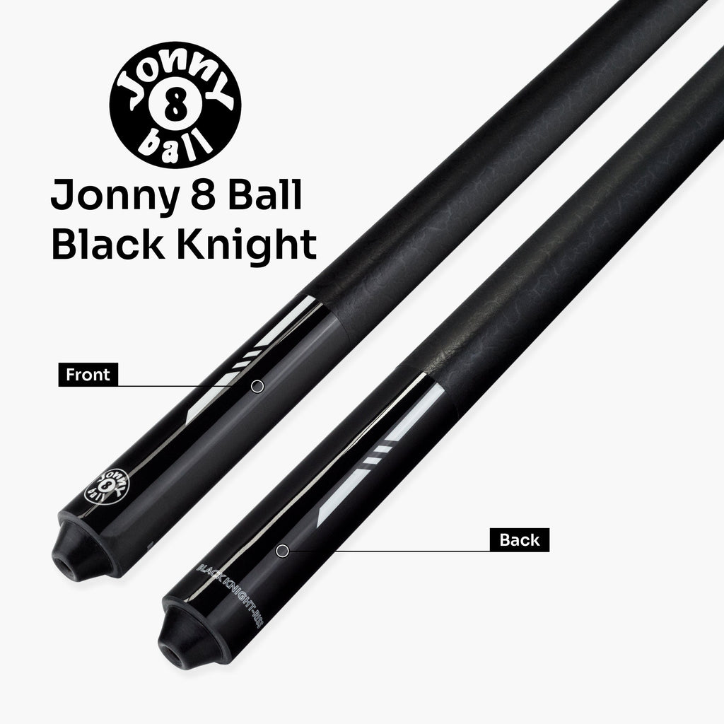 Jonny 8 Ball black American pool break cue