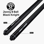Jonny 8 Ball black American pool break cue