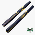 PRO147 Apollo 58 Inch 3/4 Jointed Hand Spliced Premium Snooker and Pool Cue 9.5mm Tip