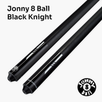 Jonny 8 Ball black 58-inch American pool cue