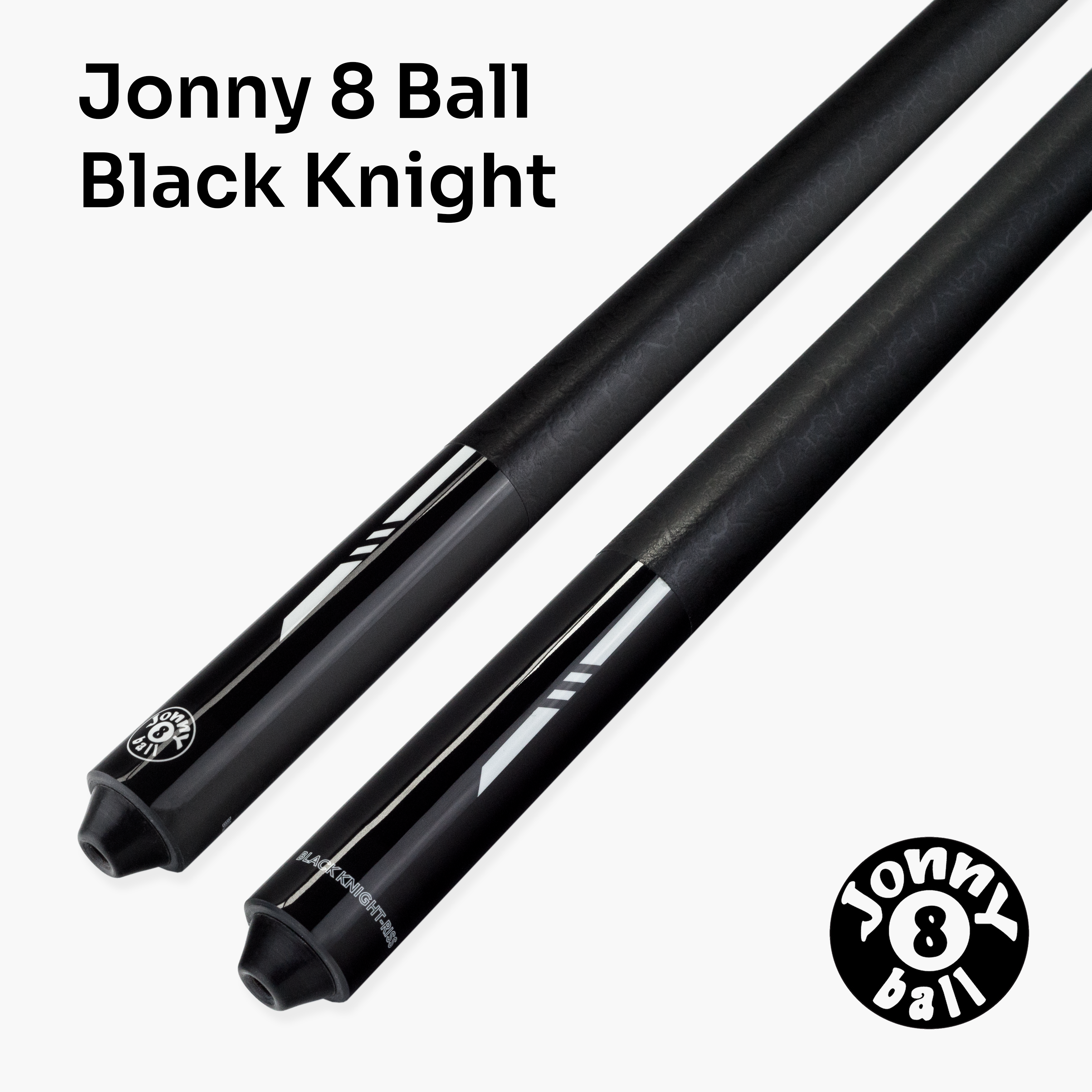 Jonny 8 Ball black 58-inch American pool cue