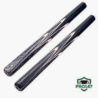 PRO147 Apollo 58 Inch 3/4 Jointed Hand Spliced Premium Snooker and Pool Cue and Case Set 9.5mm Tip