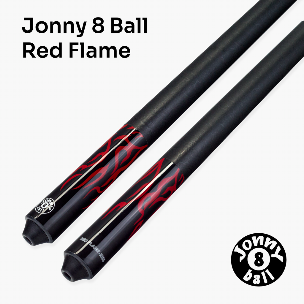 Jonny 8 Ball black 58-inch American pool cue