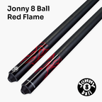 Jonny 8 Ball black 58-inch American pool cue