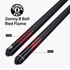 Jonny 8 Ball black American pool break cue