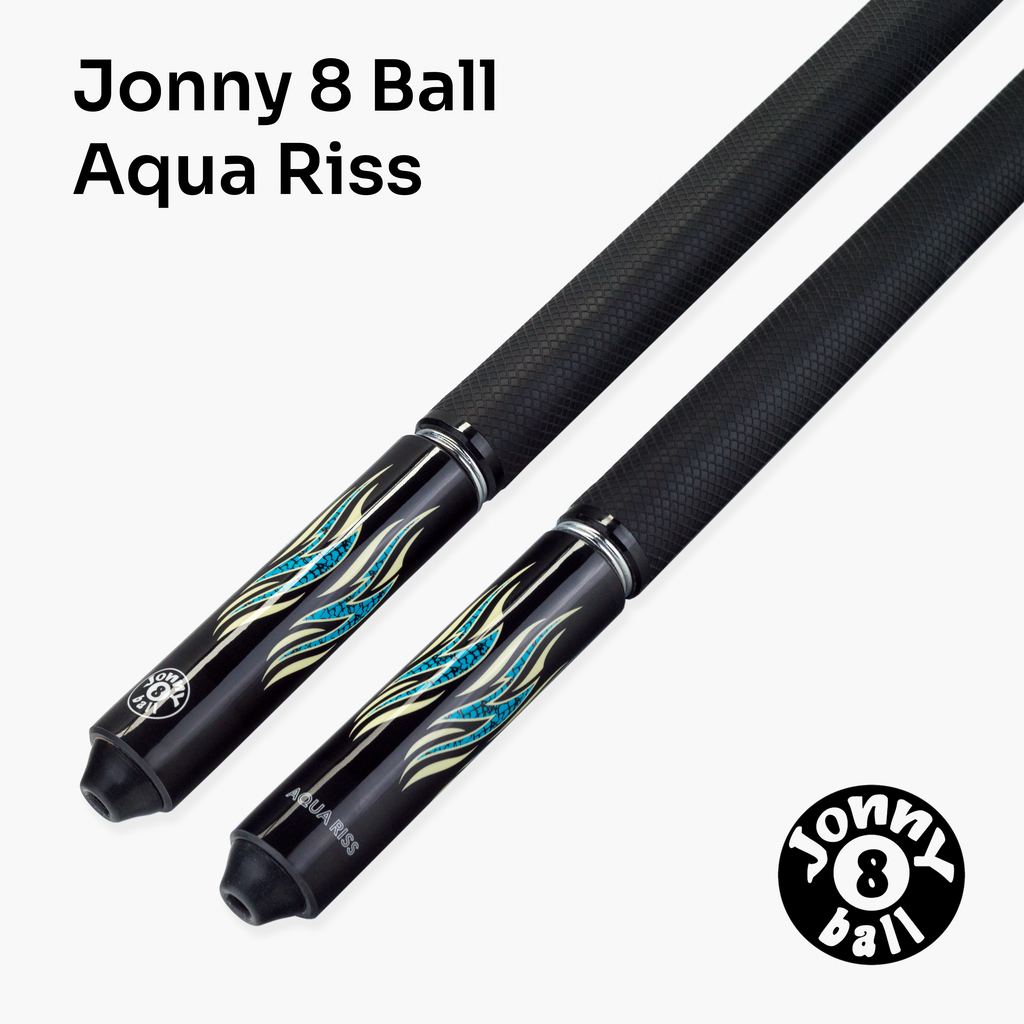Jonny 8 Ball blue 58-inch American pool cue