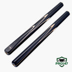 PRO147 Apollo 58 Inch 3/4 Jointed Hand Spliced Premium Snooker and Pool Cue 9.5mm Tip