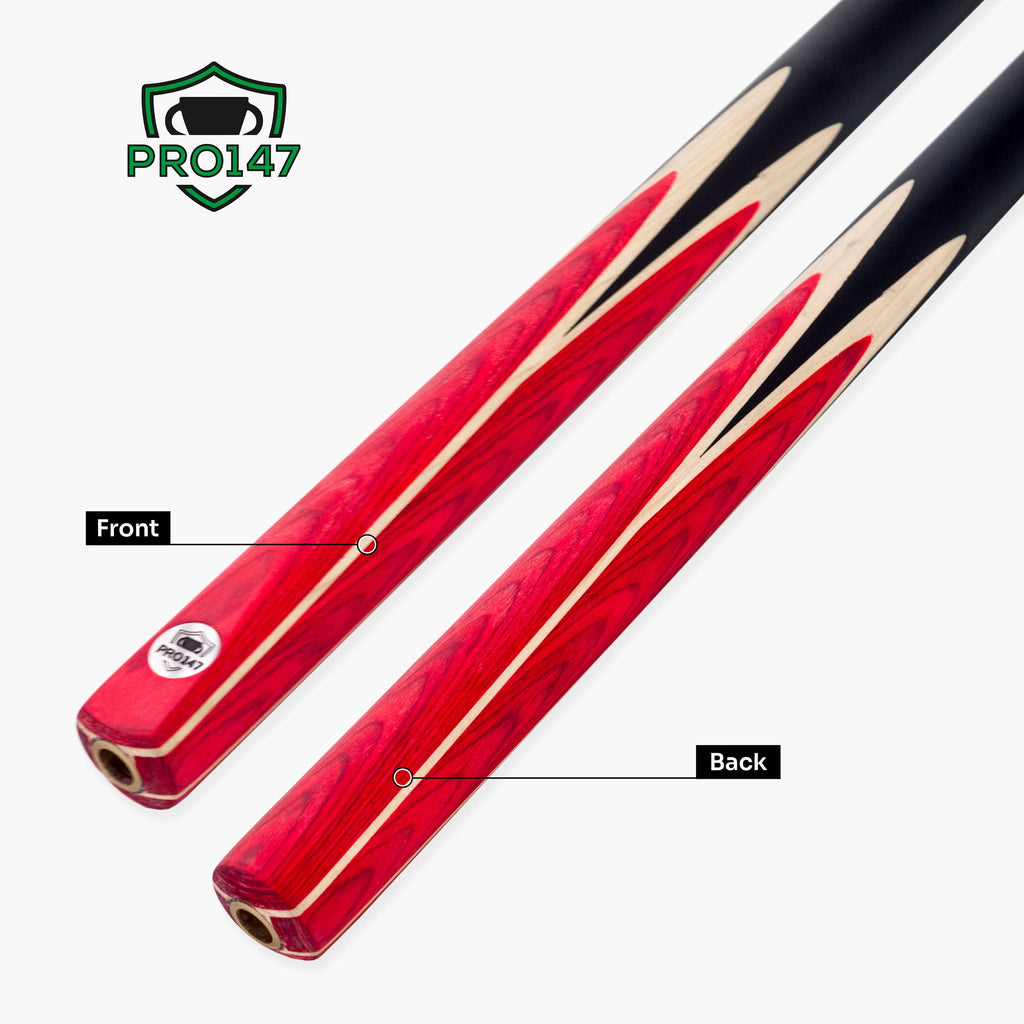 PRO147 Windsor 57 Inch 2 Piece Ash Snooker and Pool Cue with 9.5mm Tip