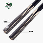 PRO147 Windsor 57 Inch 2 Piece Ash Snooker and Pool Cue with 9.5mm Tip