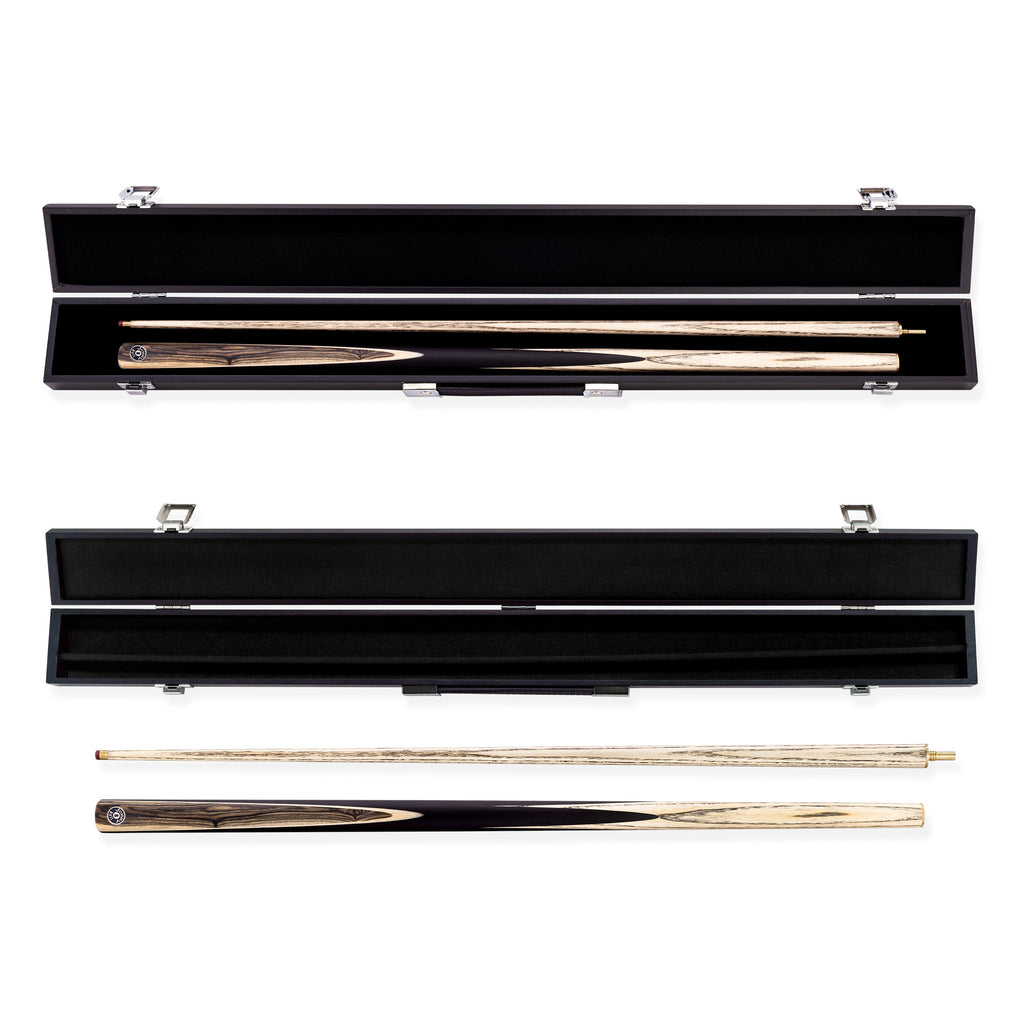 Jonny 8 Ball Sherwood 2 Piece 57 Inch English Pool Cue and Case Set with 8.5mm Red Layered Tip