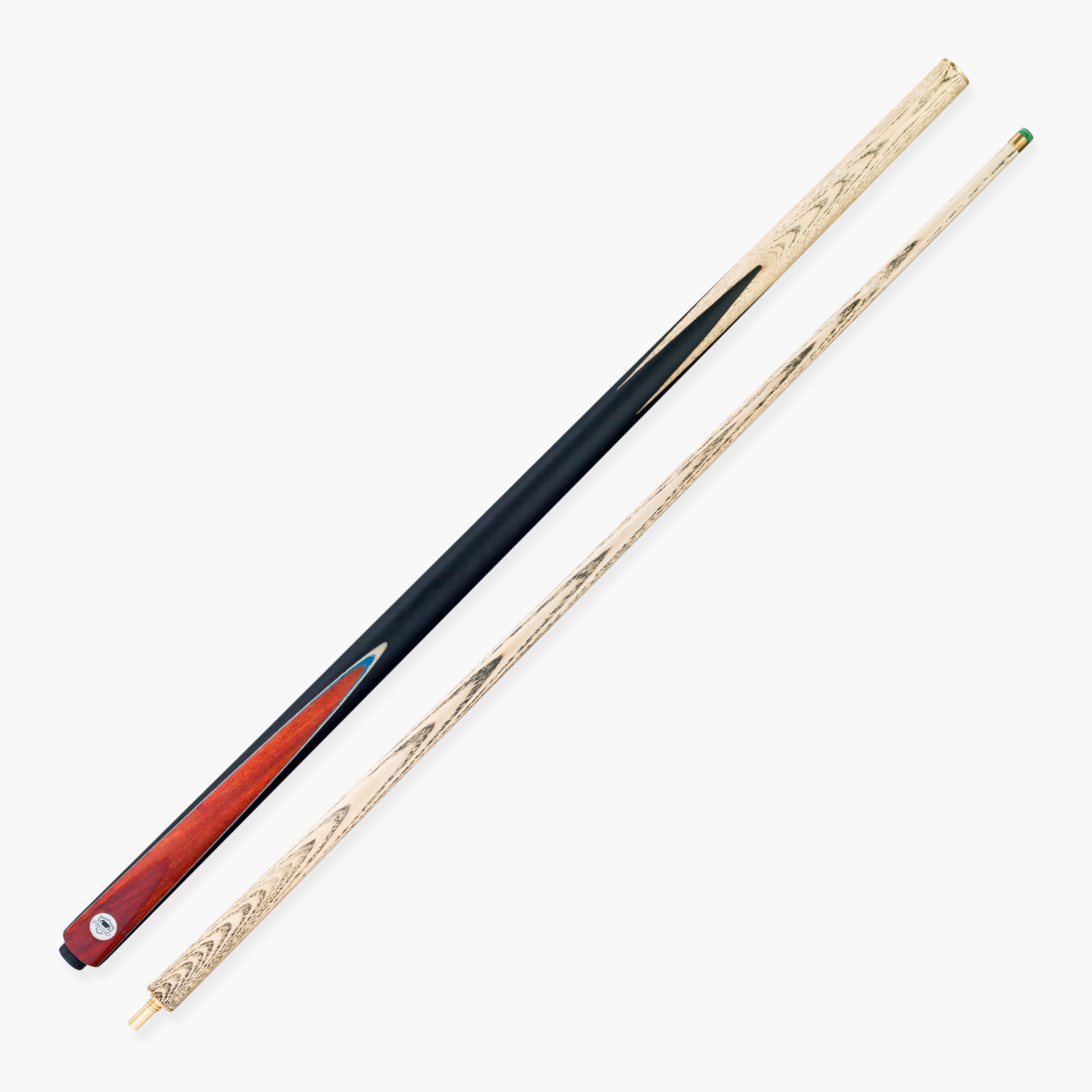 PRO147 PRO MATCH Red 2 Piece Centre Joint Matching Ash Pool Snooker Cue 9.5mm Tip