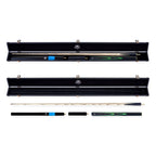 PRO147 Apollo 58 Inch 3/4 Jointed Hand Spliced Premium Snooker and Pool Cue and Case Set 9.5mm Tip