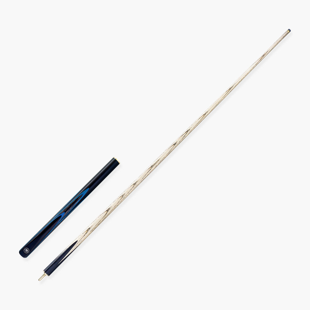 PRO147 Apollo 58 Inch 3/4 Jointed Hand Spliced Premium Snooker and Pool Cue 9.5mm Tip