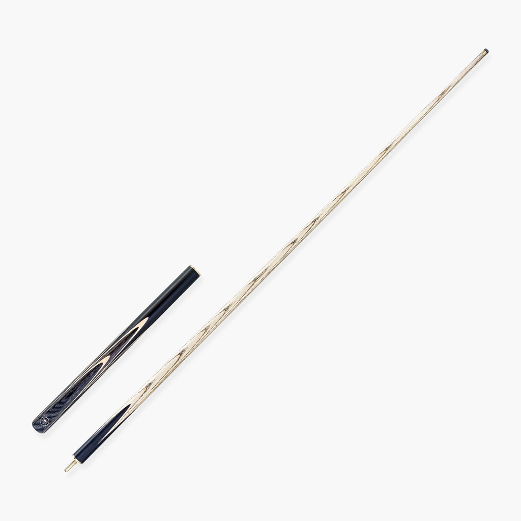 PRO147 Apollo 58 Inch 3/4 Jointed Hand Spliced Premium Snooker and Pool Cue 9.5mm Tip