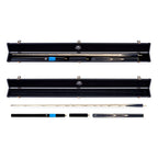 PRO147 Apollo 58 Inch 3/4 Jointed Hand Spliced Premium Snooker and Pool Cue and Case Set 9.5mm Tip