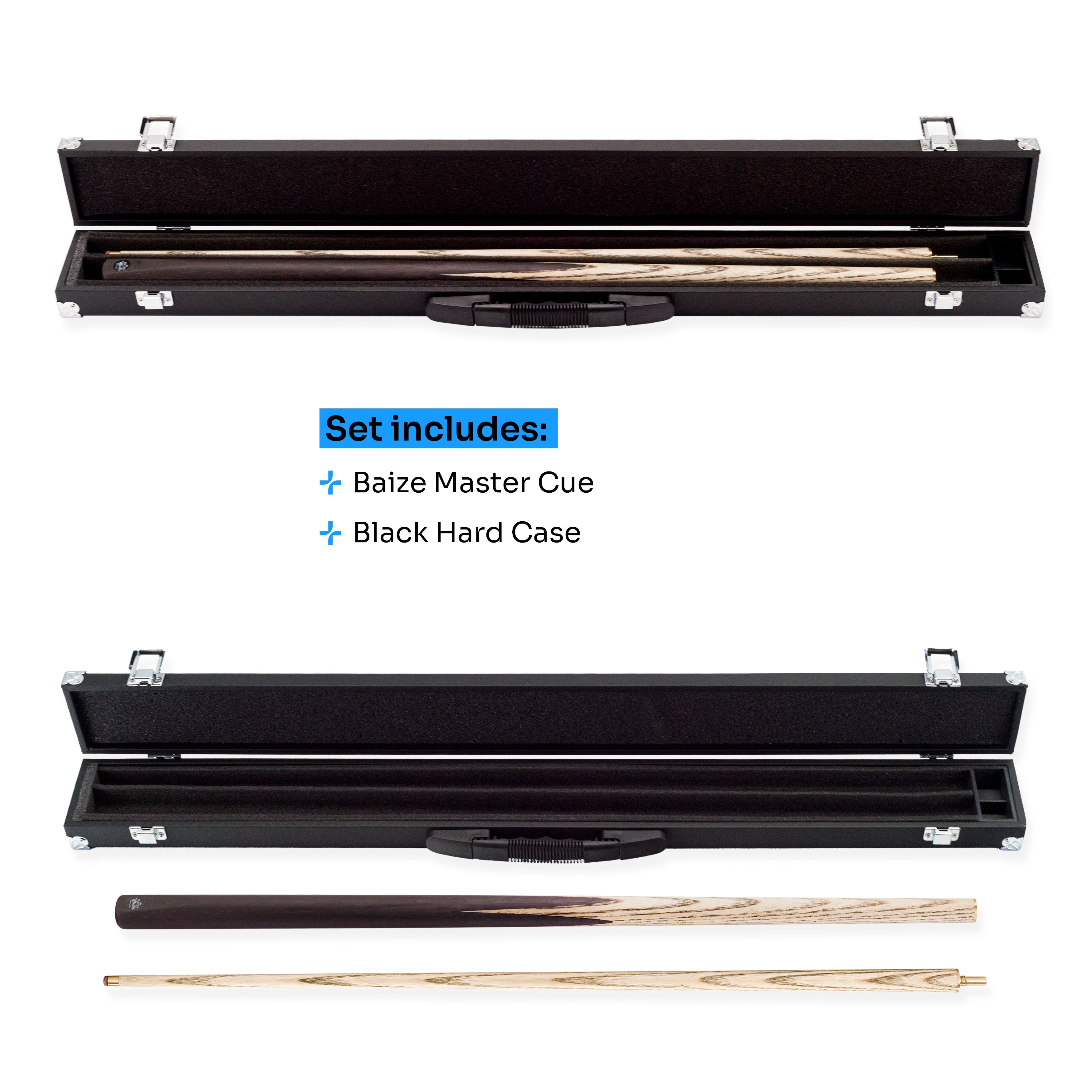 Baize Master Challenger cue and case set
